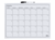 PLANBORD MAAND DESQ 40X50CM RANDLOOS + MARKER MAGNETISCH artikel afbeelding