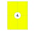 Etiket Rillprint 105x148mm fluorgeel 400 etiketten