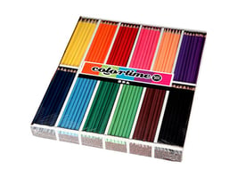 Colortime Kleurpotloden, Lijndikte 3mm, Assorti (doos 288 stuks)