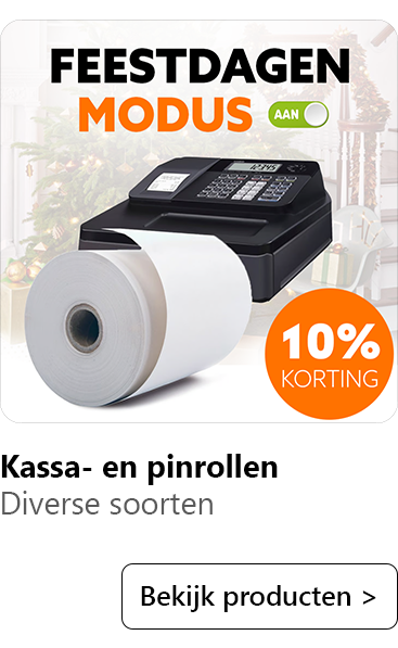Kassa-, pin- en telrollen
