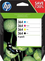 Inktcartridge HP N9J73AE 364 zwart + 3 kleuren