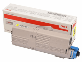 OKI 46490605 Toner, Single Pack, Geel