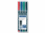 Lumocolor Permanent marker OHP/CD/DVD Lc317, medium, assorti (pak 4 stuks) artikel afbeelding
