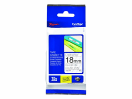 Labeltape Brother P-touch TZe-141 standaard 18mm zwart op transparant