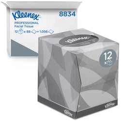 Tissue KC Kleenex facial 2-laags kubus wit 8834