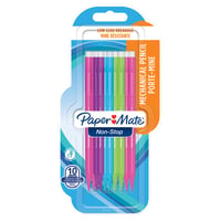 Vulpotlood Paper Mate non stop HB assorti blister à 10 stuks