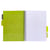 Projectboek Pukka Recycled B5 lijn 4-tabs 200 pagina's 80gr groen