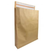 Papieren verzendenvelop E-Green, Bruin, 450x570x100mm, 110 gram met retourstrip
