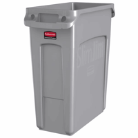 Verzamelaar voor kringloopmateriaal/afvalbak SLIM JIM® volume 60 l (Kleur afvalbak: grijs)