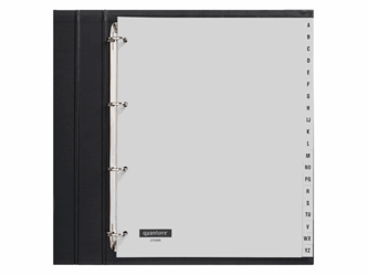 TABBLAD QUANTORE A4 4R PP A-Z EXTRA BREED GRIJS  artikel afbeelding