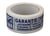 Waarschuwingstape PVC 50mmx66m Security-/garantie 35my wit/blauw