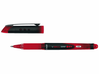 Rollerpen PILOT V-Ball Grip 0.6mm rood artikel afbeelding