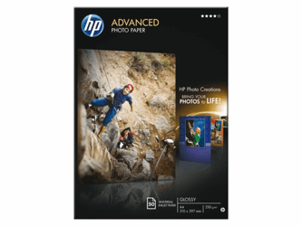 INKJETPAPIER HP Q8698A A4 250GR GLANS [PAK50ST] artikel afbeelding