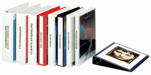 Presentatieringband Esselte Essentials A4 panorama 23-rings O-mechaniek 20mm rood