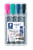 Viltstift Staedtler 356 voor flipover rond 2mm set à 4 stuks assorti