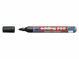 Viltstift edding 250 whiteboard rond 1.5-3mm zwart