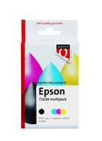 Inktcartridge Quantore Epson 16XL T1636 zwart + 3 kleuren HC