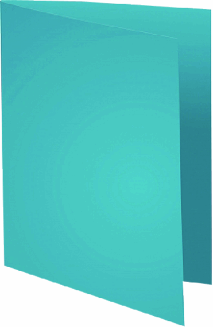 Vouwmap A4 karton onbedrukt blauw/pk 100 | JIP SNEL