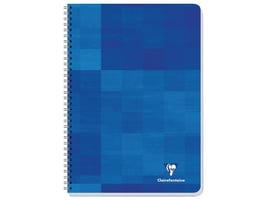 Clairefontaine Spiraalblok 220 x 170 mm, Gelinieerd, Assorti (doos 10 stuks)