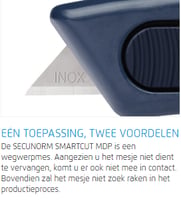 Martor Smartcut MDP, model 110700 voedselveilig en detecteerbaar