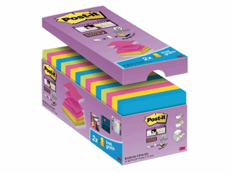 MEMOBLOK 3M POST-IT S330-16 76X76MM PROMO ASS artikel afbeelding