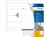 RUGETIKET HERMA MOVABLE 10165 192X61MM 100ST WIT artikel afbeelding