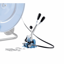 Span- en sluitapparaat, eendelig voor polypropyleenband bandbreedte 12 - 13 mm artikel afbeelding