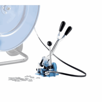 Span- en sluitapparaat, eendelig voor polypropyleenband bandbreedte 12 - 13 mm