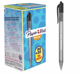 BALPEN PAPERMATE INKJOY 100 RT M ZWART artikel afbeelding