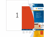 ETIKET HERMA SUPERPRINT 4422 A4 ROOD 20ST artikel afbeelding