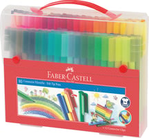 Kleurstift Faber Castell Connector cadeauset à 80 stuks assorti