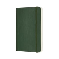 Notitieboek Moleskine pocket 90x140mm blanco soft cover myrtle green