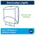 Tork Gevouwen Reinigingsdoek Dispenser Kunststof Zwart/Rood W4 nr. 654008