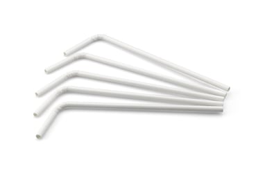 Buigrietje (FSC®) papier wit, ø 6 mm / 24cm