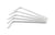 Buigrietje (FSC®) papier wit, ø 6 mm / 24cm
