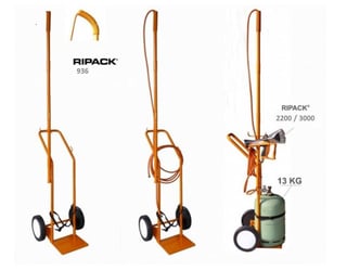RIPACK 936, gasfleswagen t.b.v. 11 liter gasfles artikel afbeelding