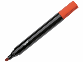 Staples Permanent marker DuraMark 2090 1 - 5 mm, rood (pak 10 stuks) artikel afbeelding