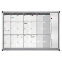 Maandplanner type CC, inclusief set toebehoren 7 dagen b x h = 920x625 mm