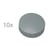 Magneet Maul solid 15mm grijs/ds10
