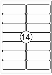 Etiket Quantore 99.1X38,1mm 210stuks artikel afbeelding