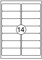 Etiket Quantore 99.1X38,1mm 210stuks