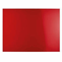 Designbord van glas, magnetisch b x h = 1200x900 mm kleur intensief rood