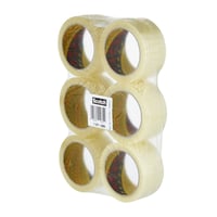 Scotch® Verpakkingstape PP 371 50 mm x 66 m, transparant (pak 6 x 66 meter)