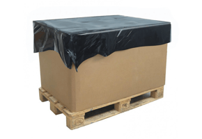 Topvellen, LDPE, 150x180cm, dikte 40 micron, 250 vel per rol, Zwart