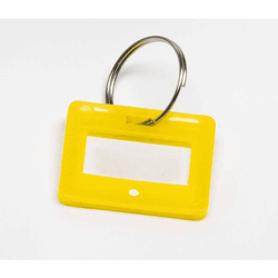 Sleutelhanger VE = 10 st. geel, vanaf 10 VE