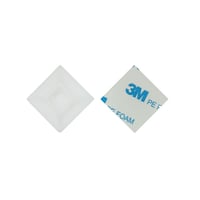 Plakzadel voor kabelbinders, afmeting 28x28mm, wit, verpakt per 100 stuks