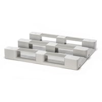 Hygiënepallet, wit, VE = 5 stuks l x b x h = 1200x1000x160 mm