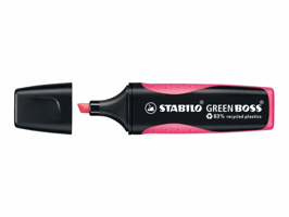 Stabilo Tekstmarker GREEN BOSS 2 - 5 mm, roze (doos 10 stuks)