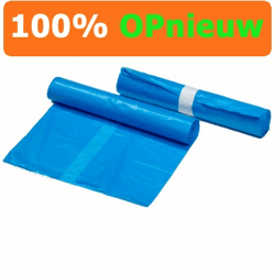 Afvalzak regeneraat "Opnieuw", 65(+2x25 cm zijvouw) x 140cm 60µm artikel afbeelding