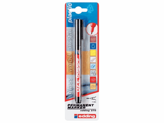 EDDING 370 Viltstift Zwart (verpakking 10 stuks) artikel afbeelding